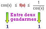 Vive le théorème des gendarmes !